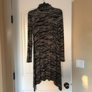 Maeve Anthropologie Black Tan Dress Size Small